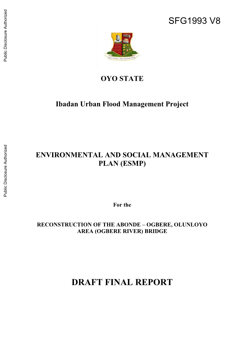 Ibadan Urban Flood Management Project