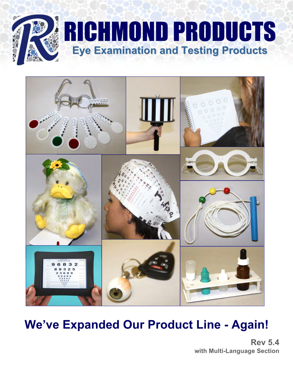 RICHMOND PRODUCTS Eye Examination and Testing Products