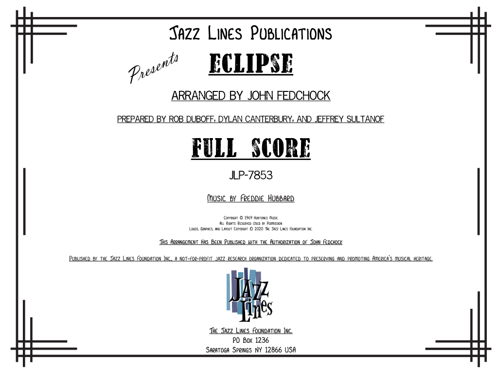 Eclipse Full Score