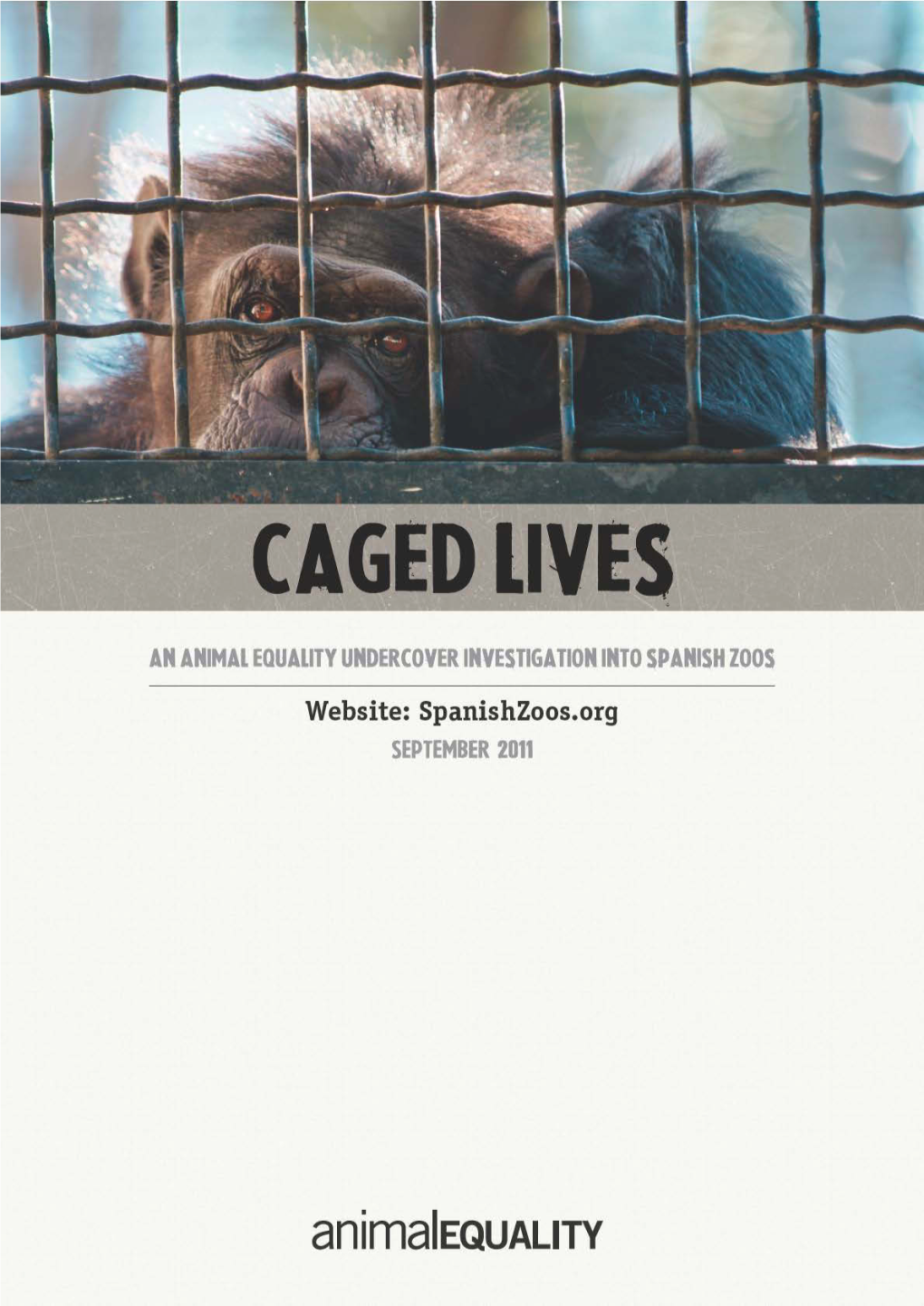 Caged Lives, an Animal Equality Undercover Investigation Into Spanish Zoos