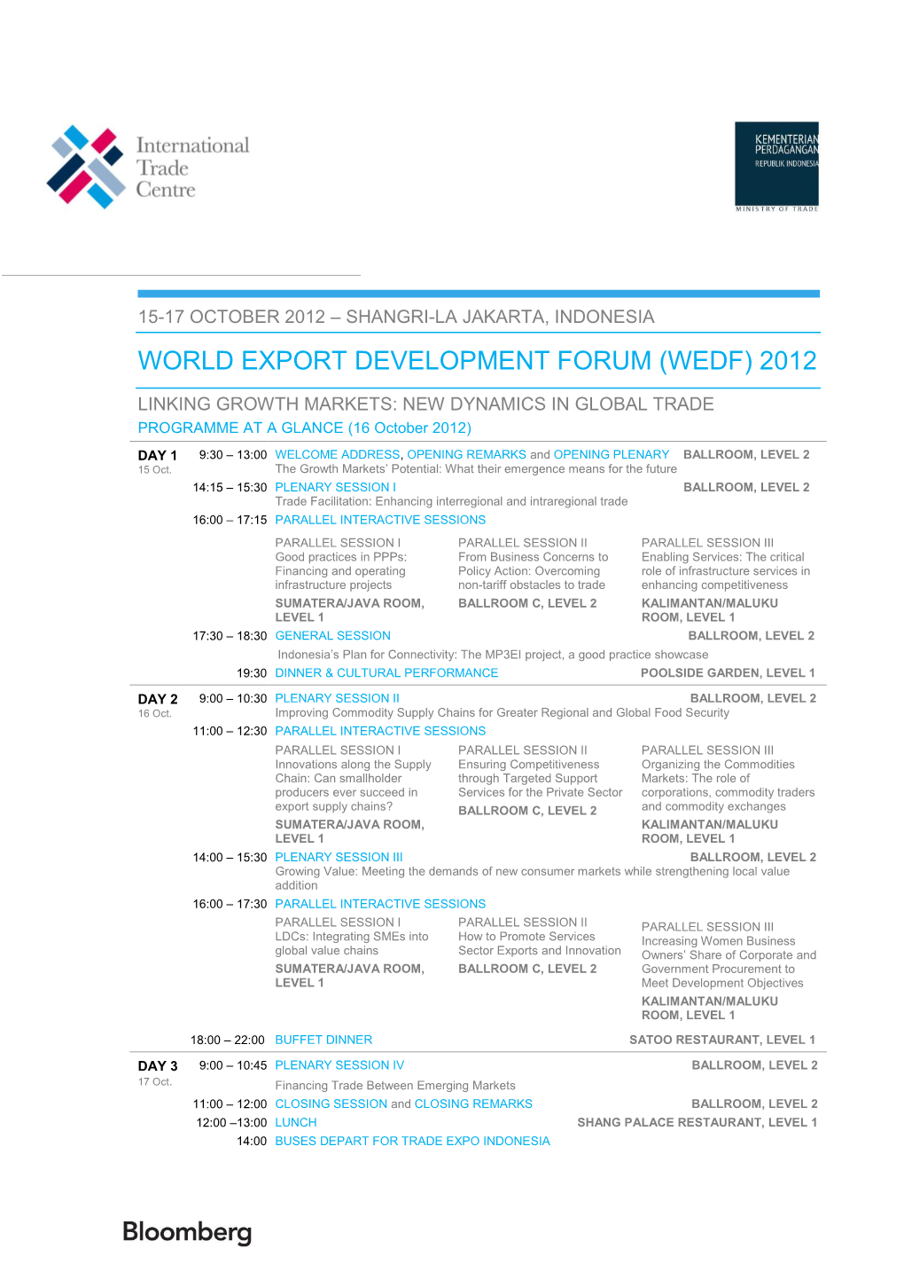 Event Programme