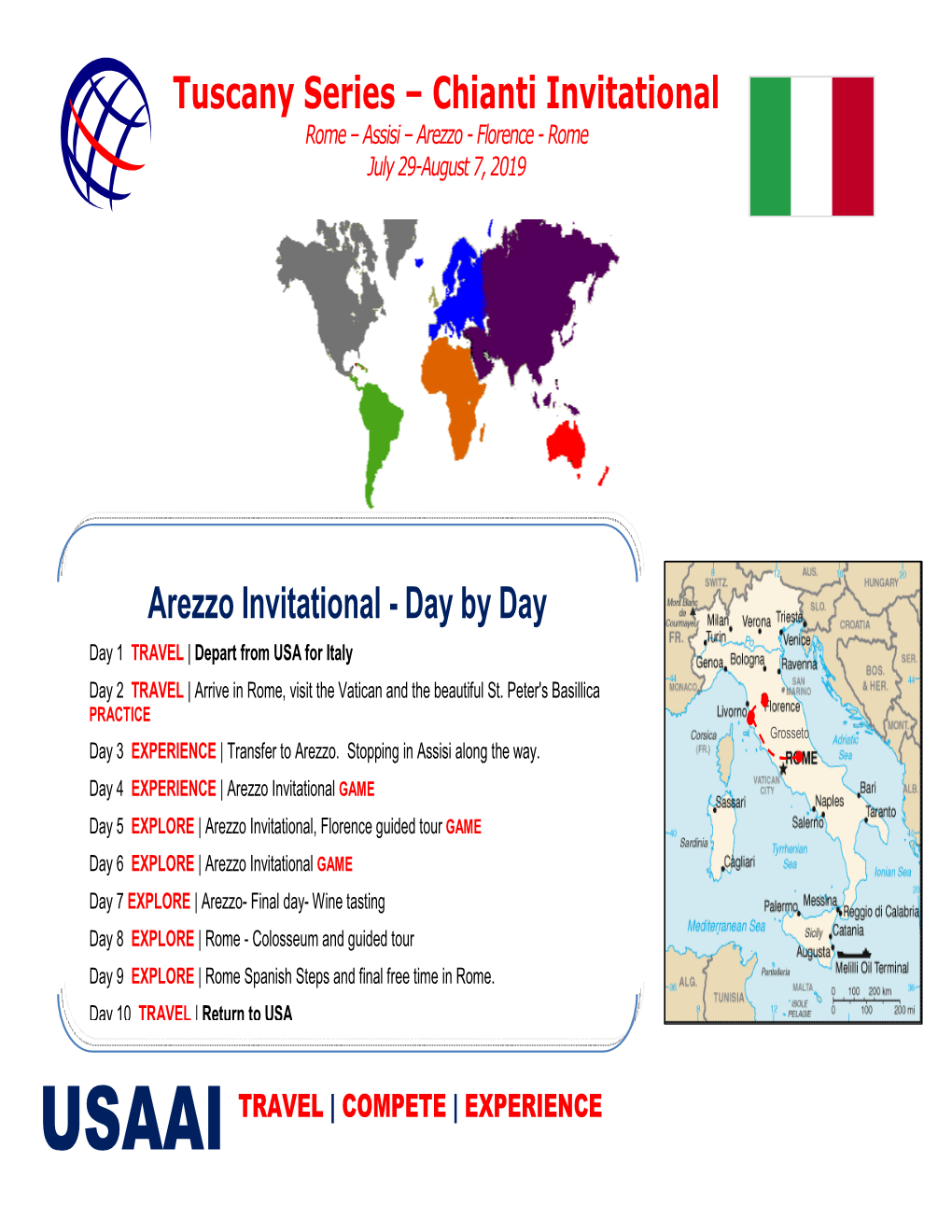 Tuscany Series – Chianti Invitational Arezzo Invitational