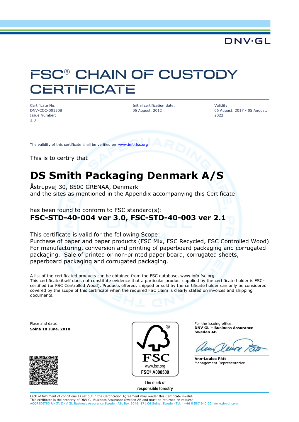 DS Smith Packaging Denmark