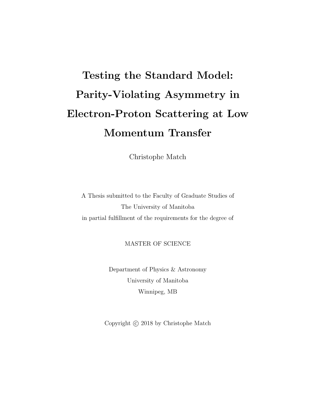 Parity-Violating Asymmetry in Electron-Proton Scattering at Low Momentum Transfer