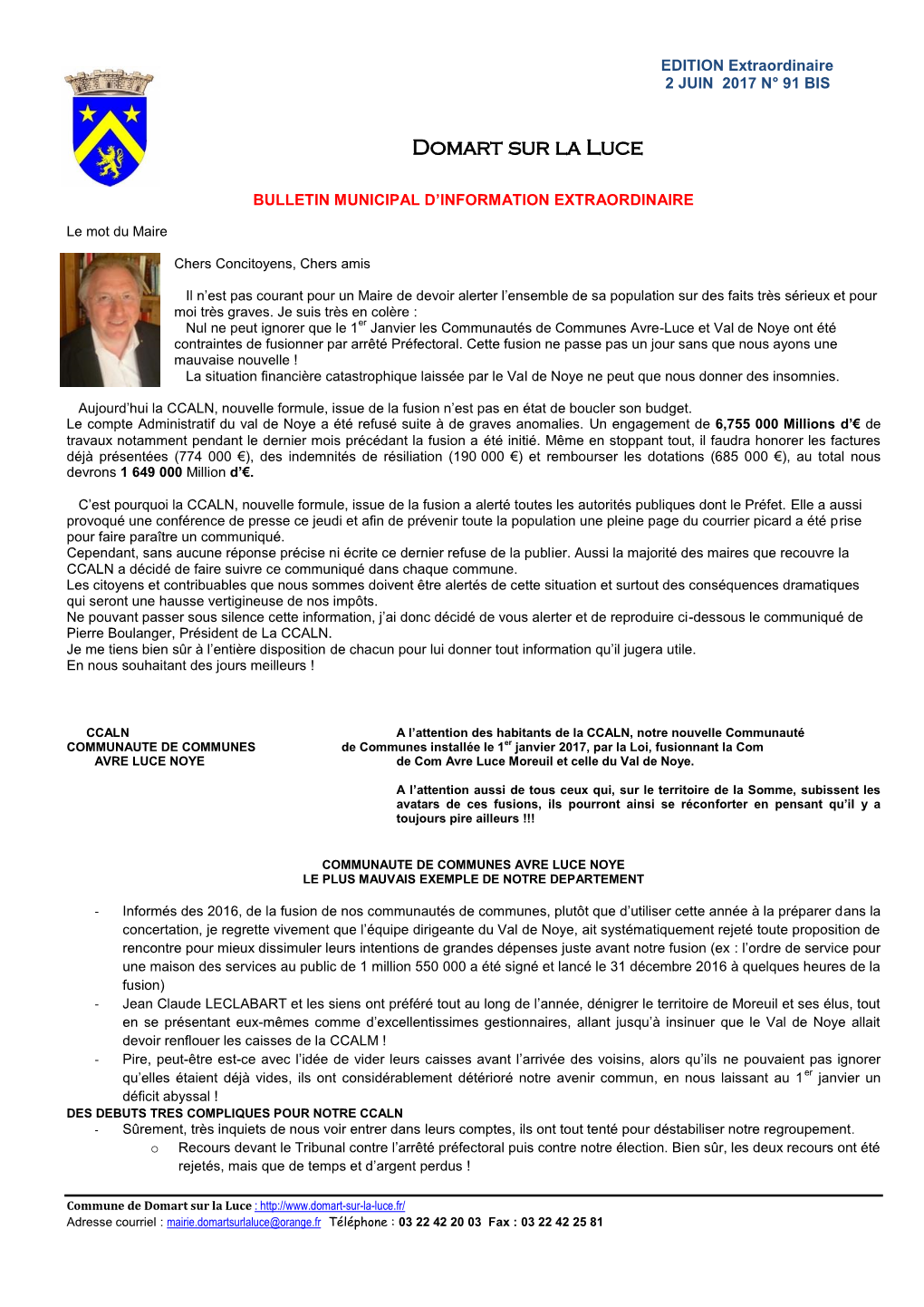 Bulletin Municipal N°66