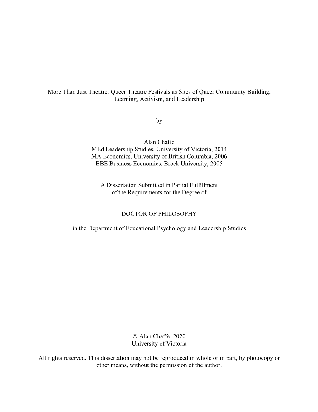 Uvic Thesis Template