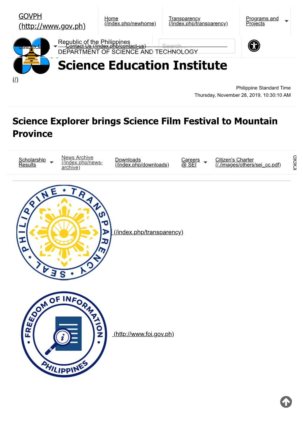 Science Explorer Brings Science Film Festival to Mountain Province