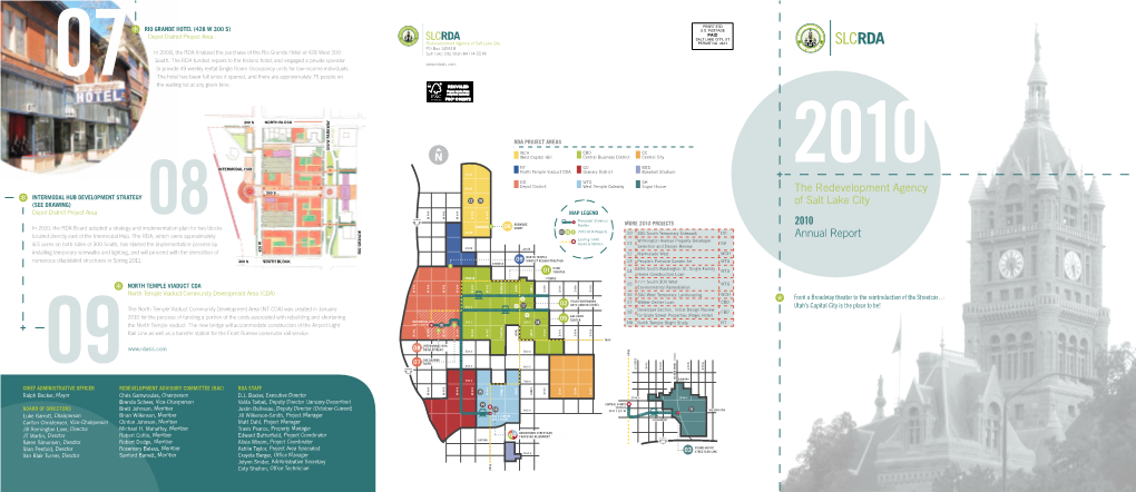 The Redevelopment Agency of Salt Lake City 2010 Annual Report