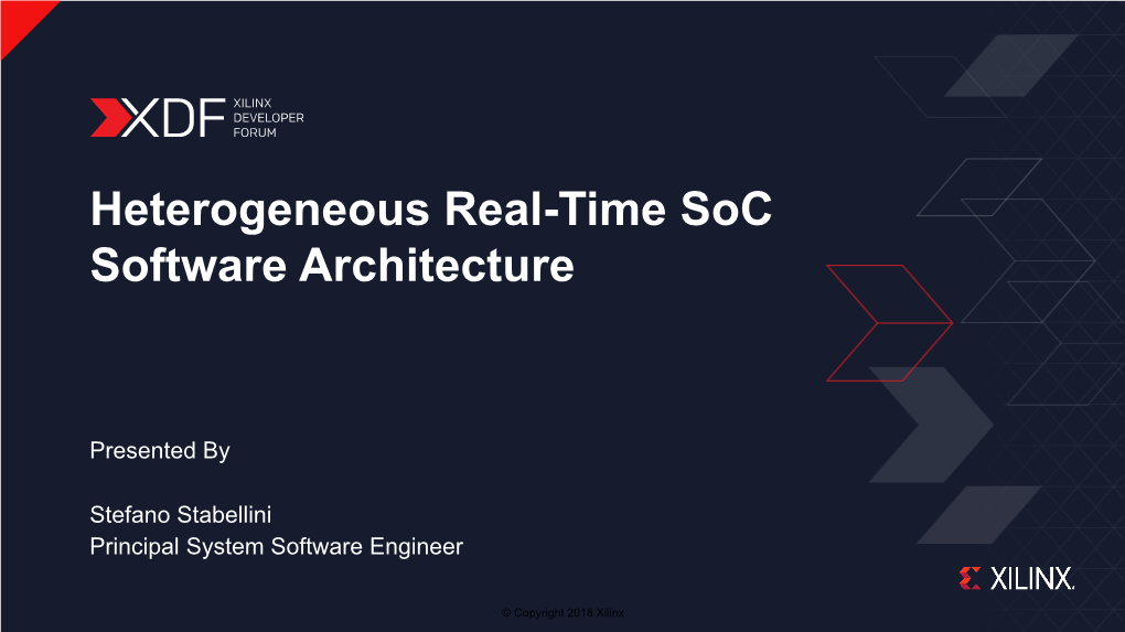 Heterogeneous Realtime Software Architecture