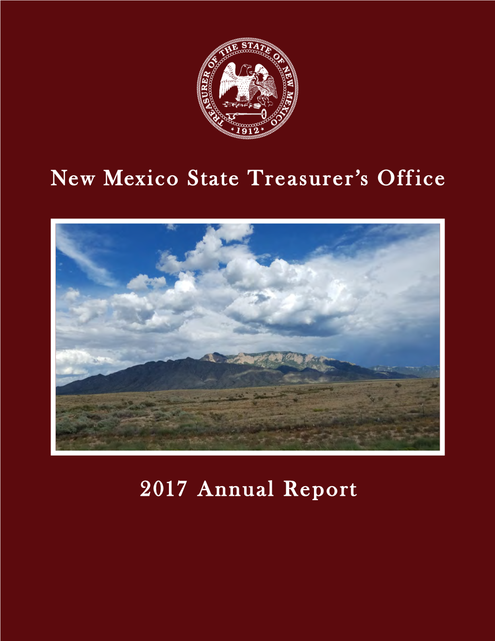 New Mexico State Treasurer's Office 2017 Annual Report