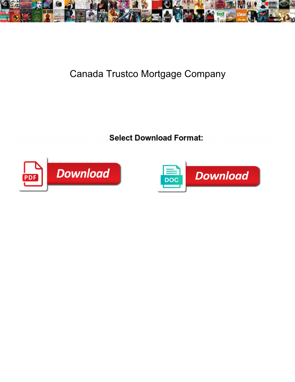 Canada Trustco Mortgage Company