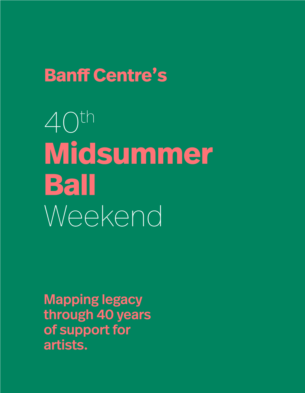 40Th Midsummer Ball Weekend