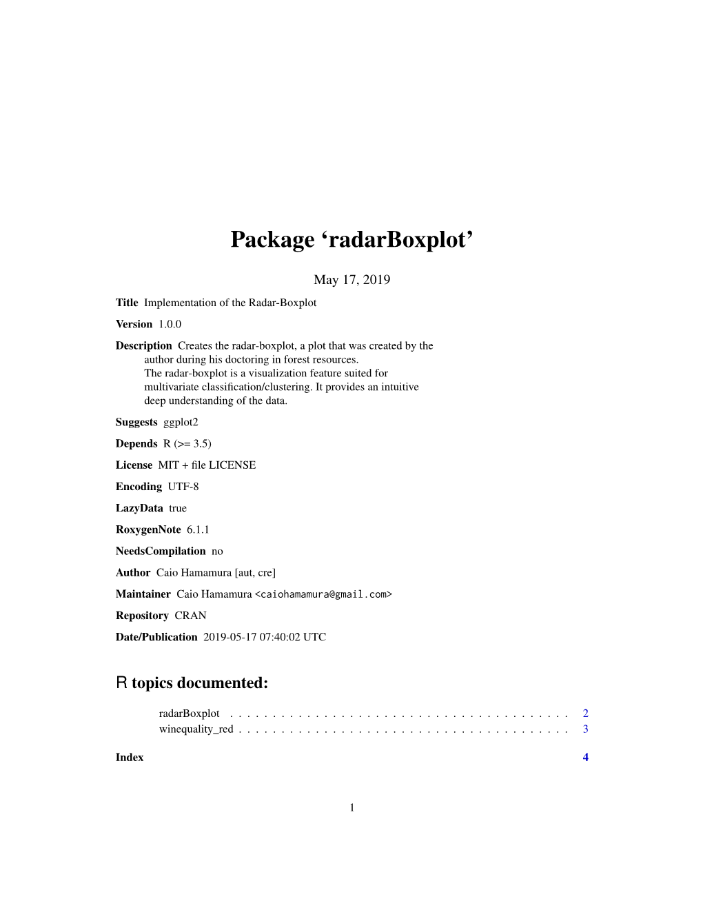 Package 'Radarboxplot'