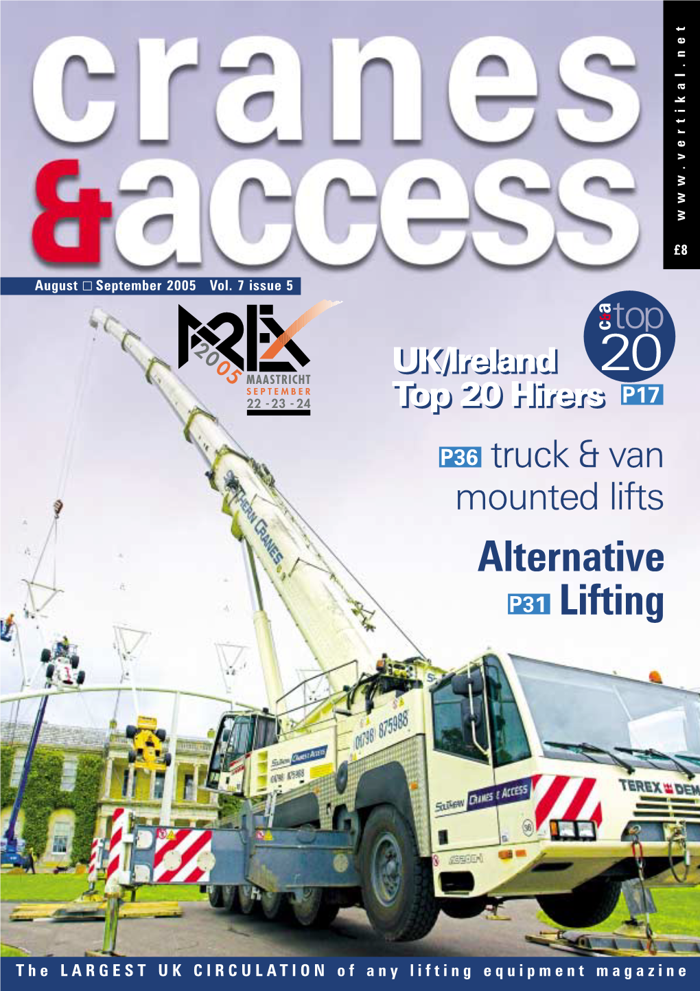 Alternative Lifting ALLMI Focus 39 SUBSCRIPTIONS: Cranes & Access Is Published Seven Times a Year and Is Available on Payment of an Annual Subscription of £40.00