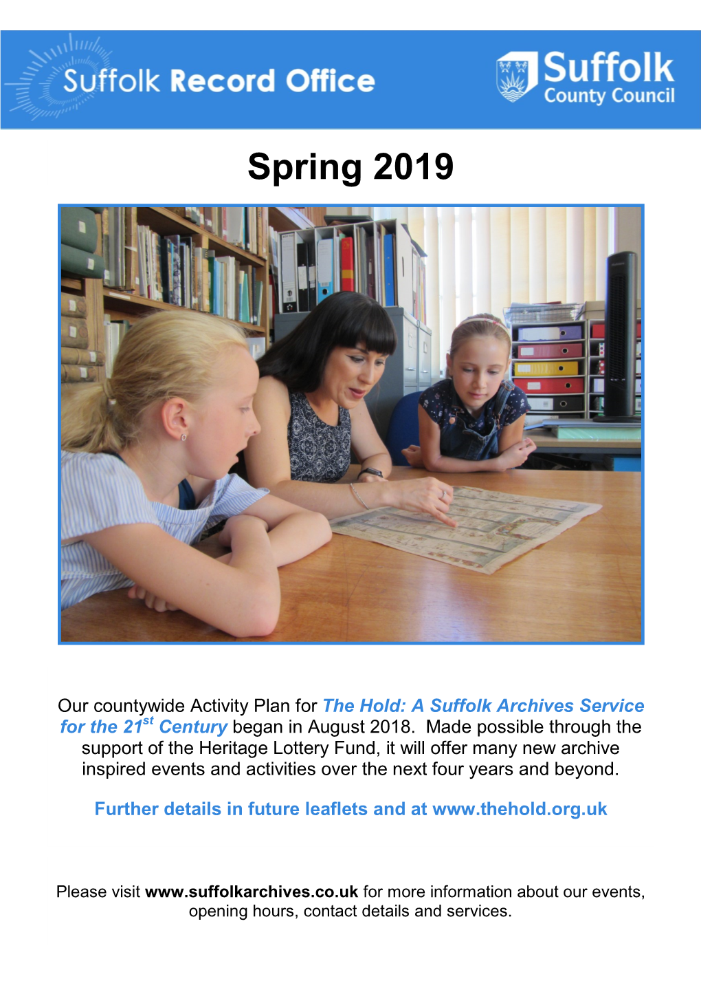 Spring 2019 Leaflet
