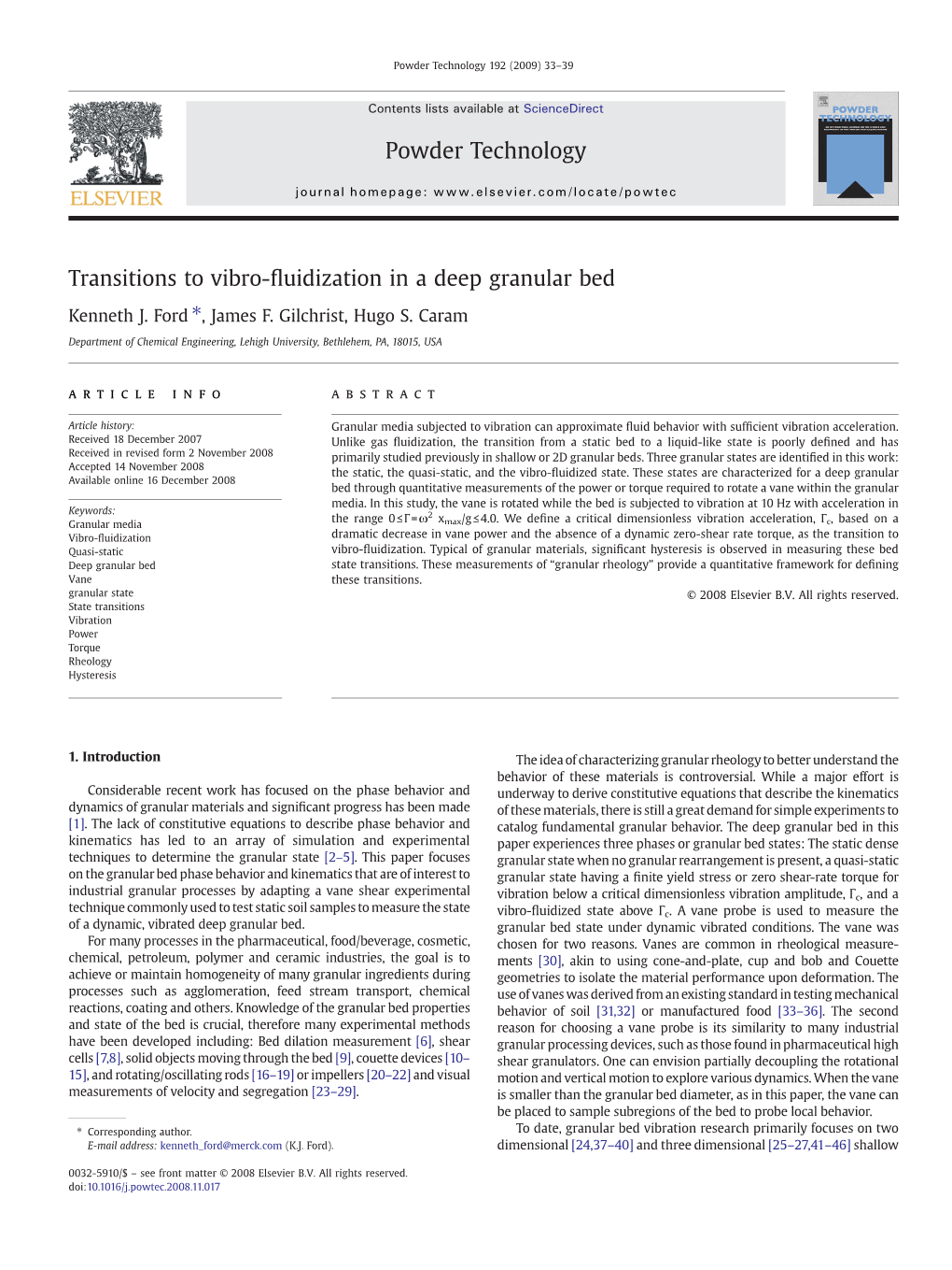 Transitions to Vibro-Fluidization in a Deep Granular