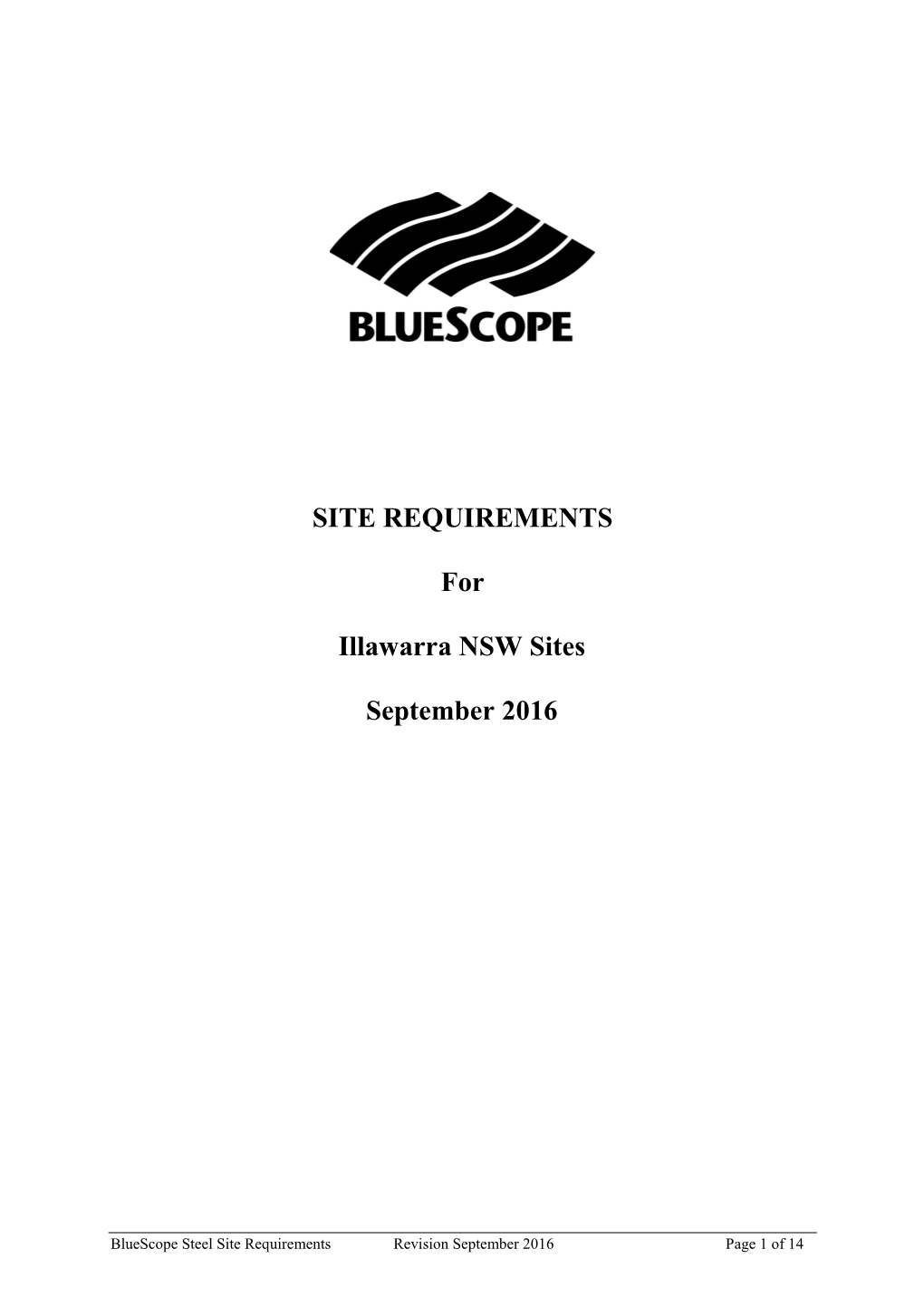 BSL Site Requirements Clauses