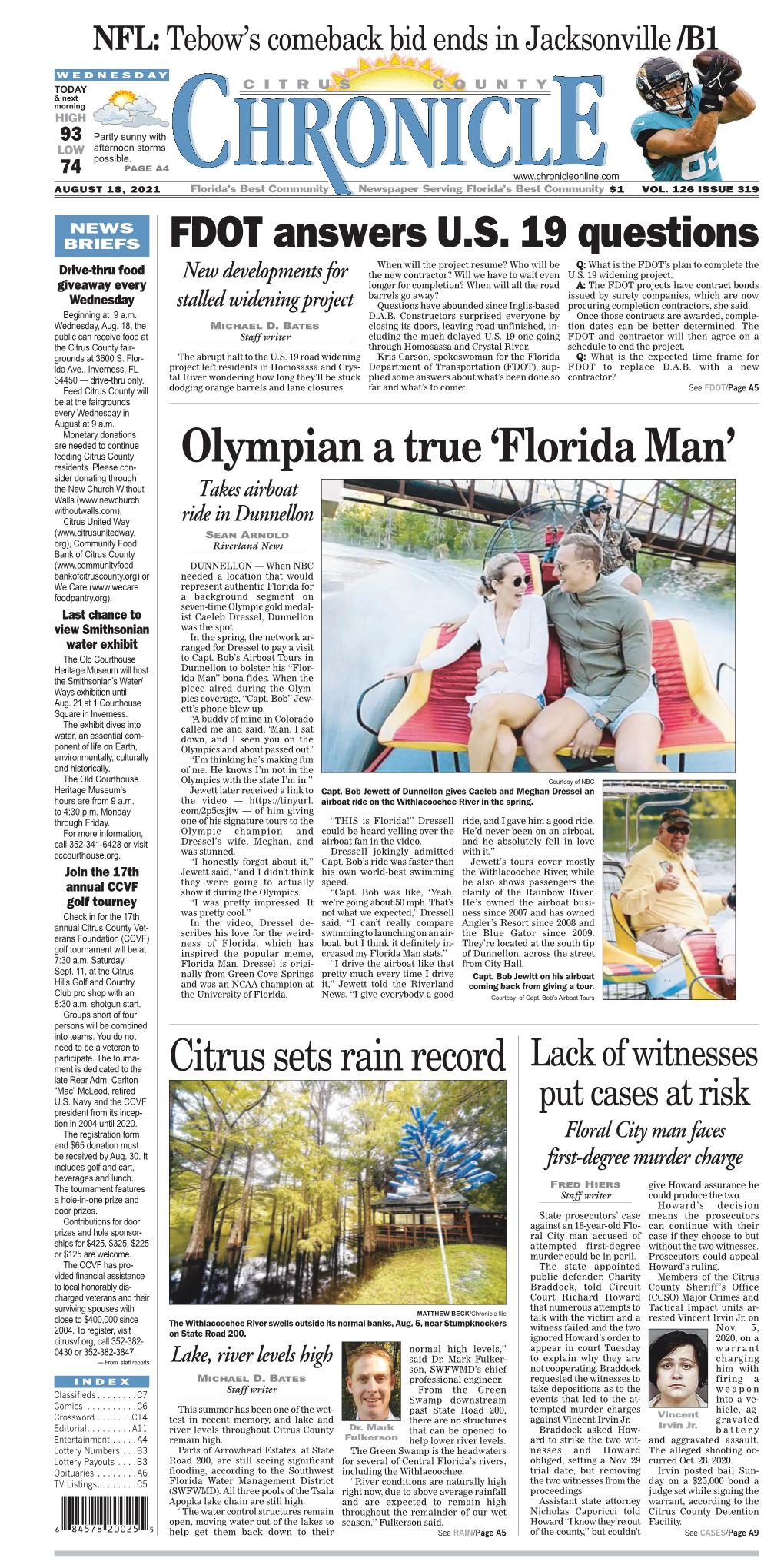 Olympian a True 'Florida Man'