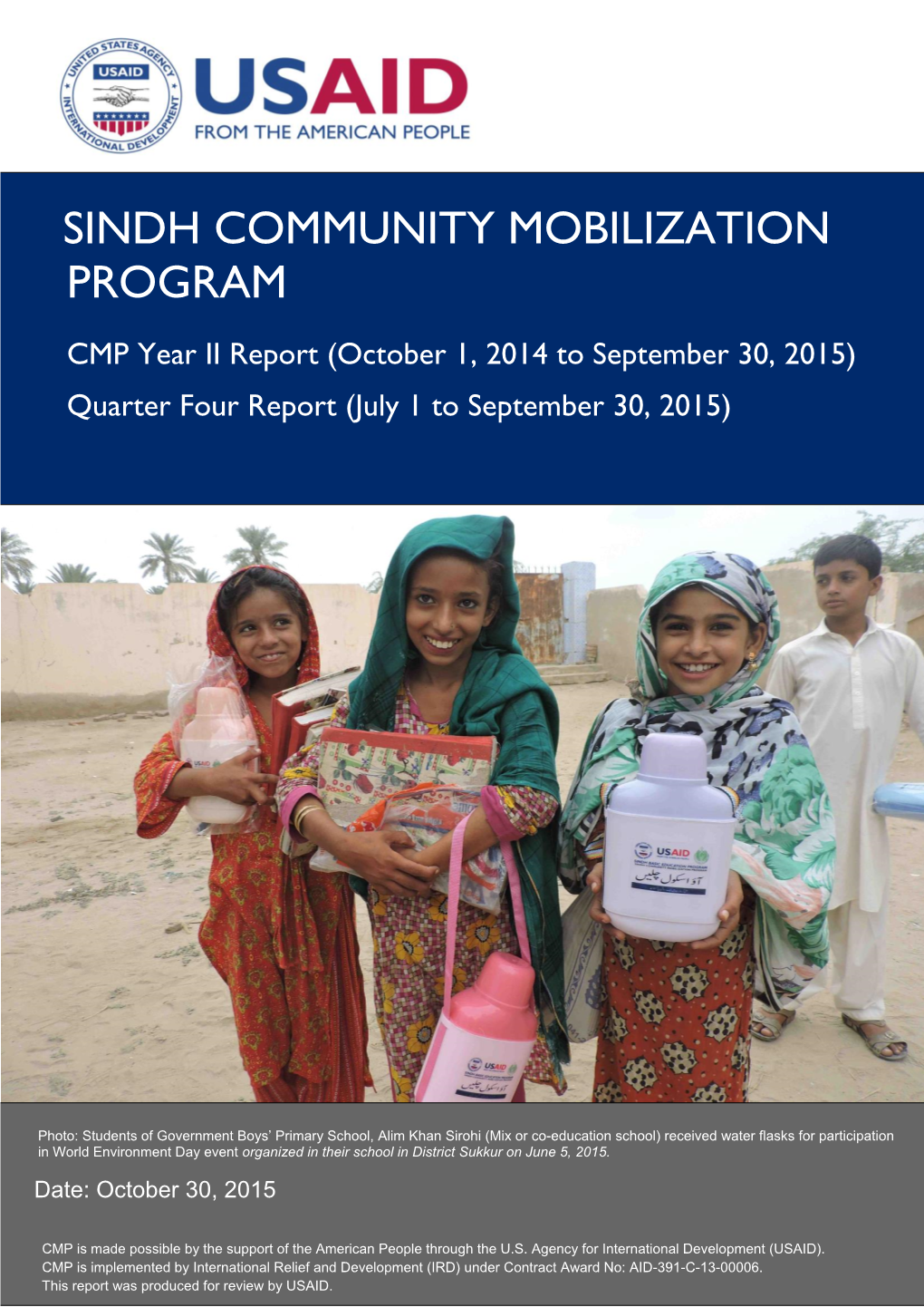 Sindh Community Mobilization Program