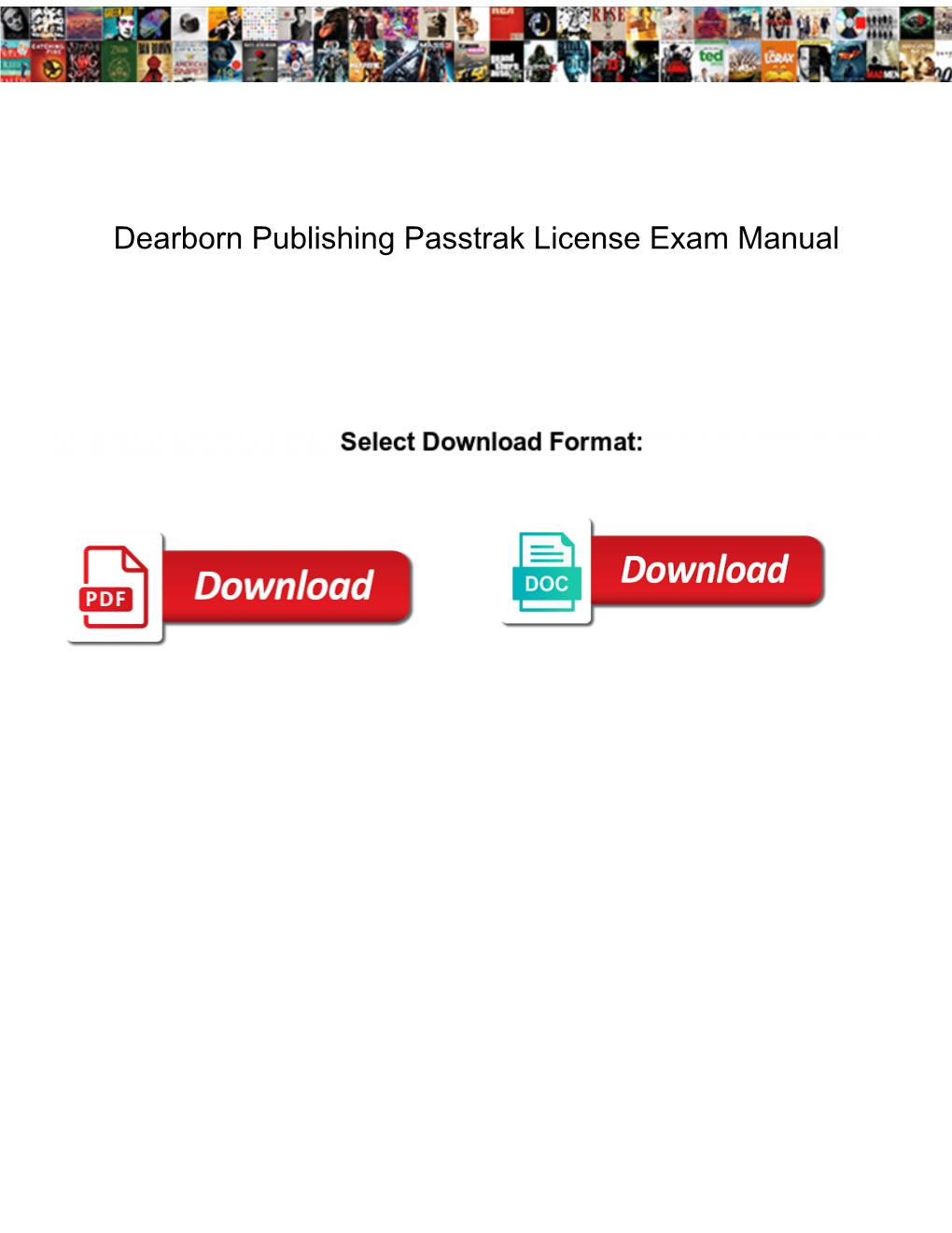 Dearborn Publishing Passtrak License Exam Manual