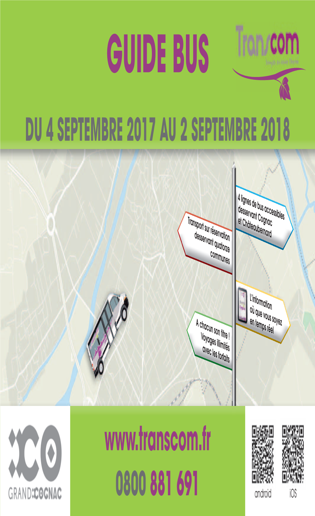 Guide BUS Du 4 Septembre 2017 AU 2 Septembre 2018