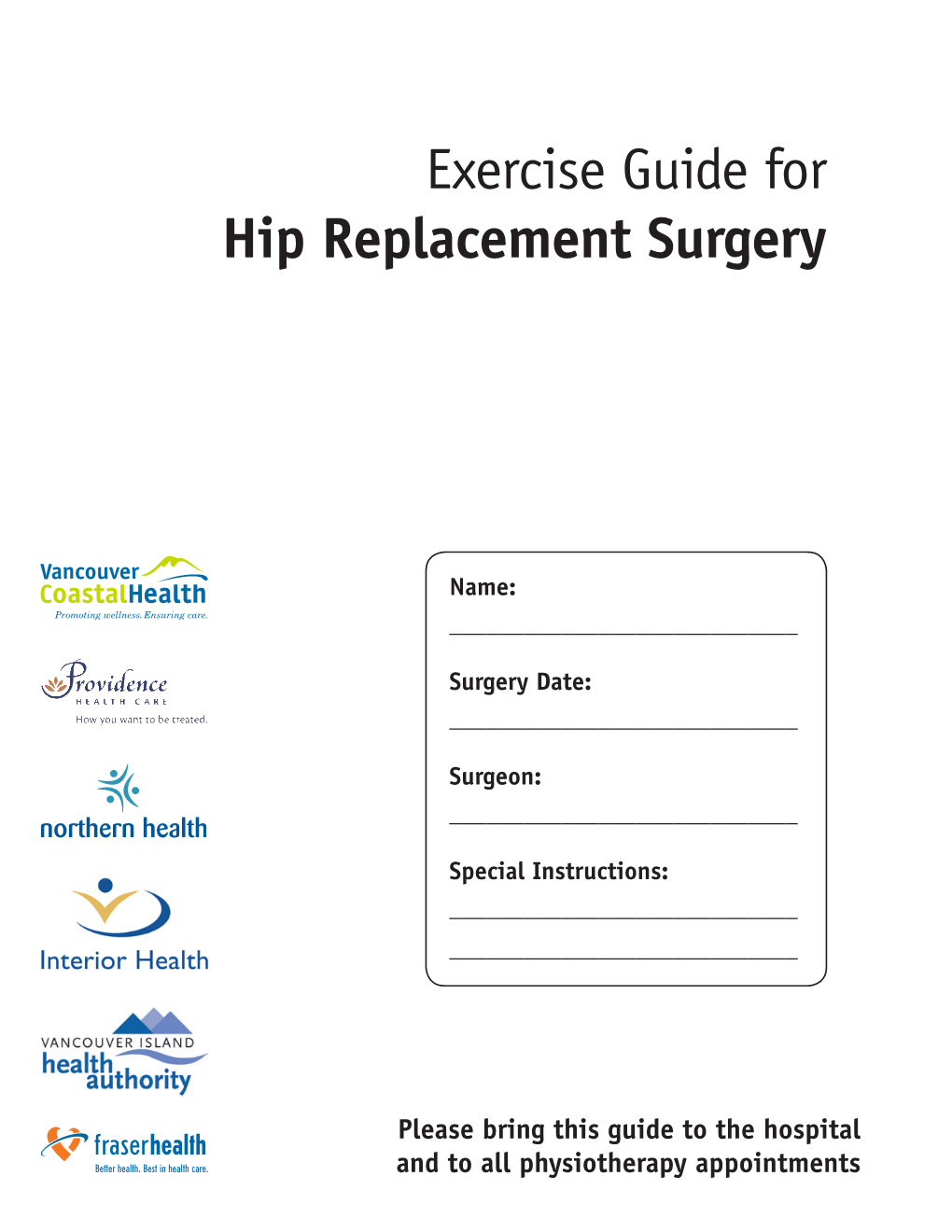 Exercise Guide for Hip Replacement Surgery