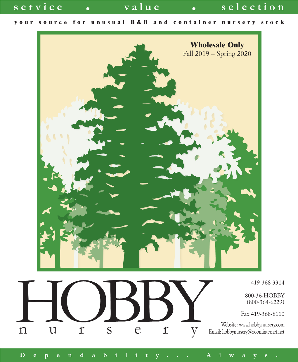 Hobby Nursery COVER 1020