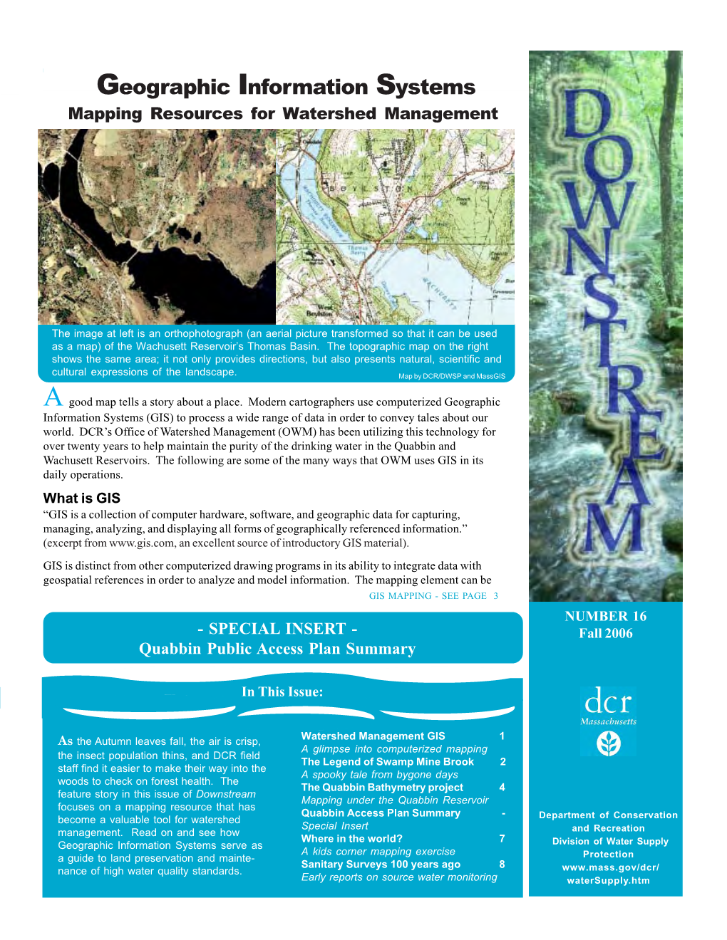 Geographic Information Systems Mapping Resources for Watershed Management