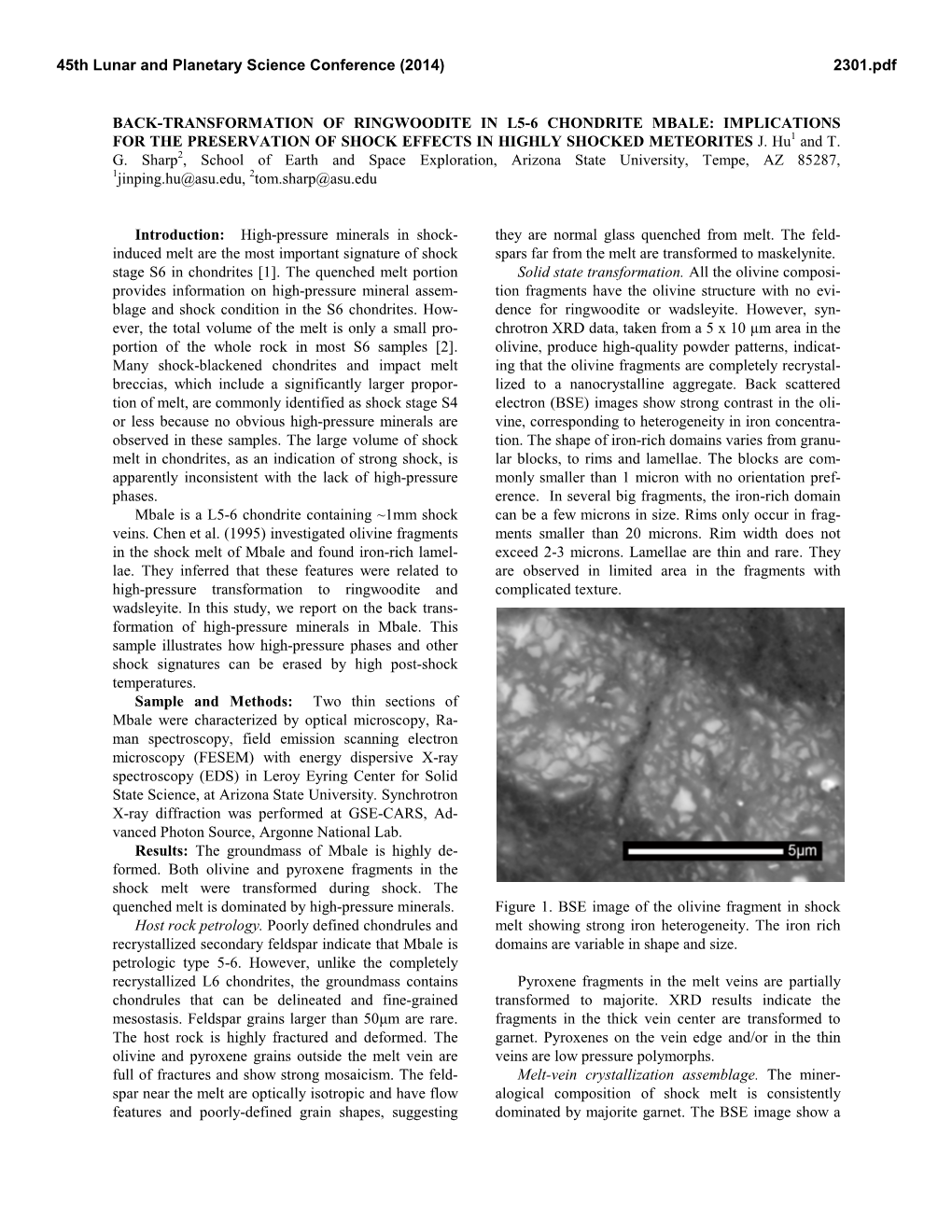 Back-Transformation of Ringwoodite in L5-6 Chondrite Mbale: Implications for the Preservation of Shock Effects in Highly Shocked Meteorites J