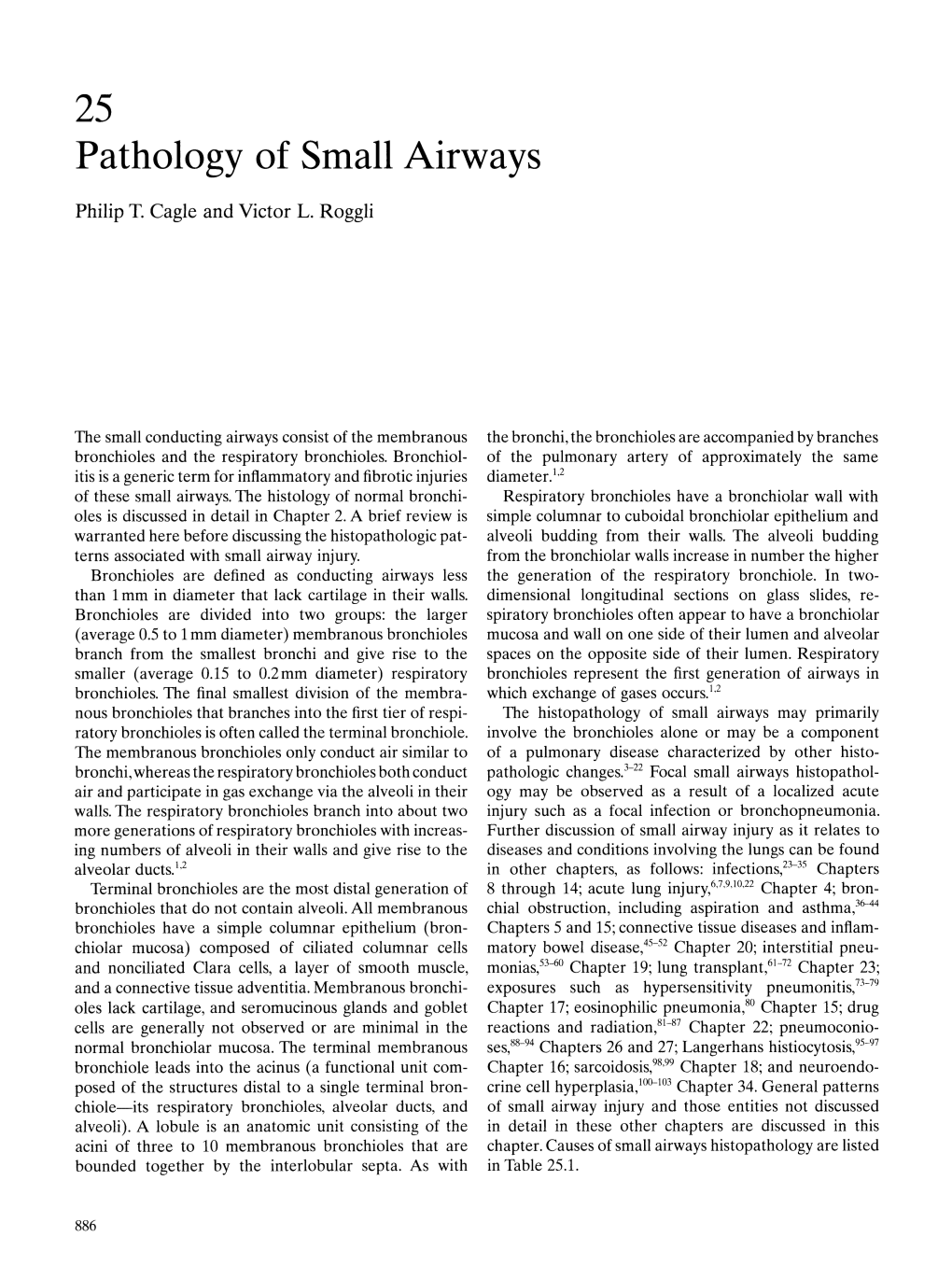 Pathology of Small Airways