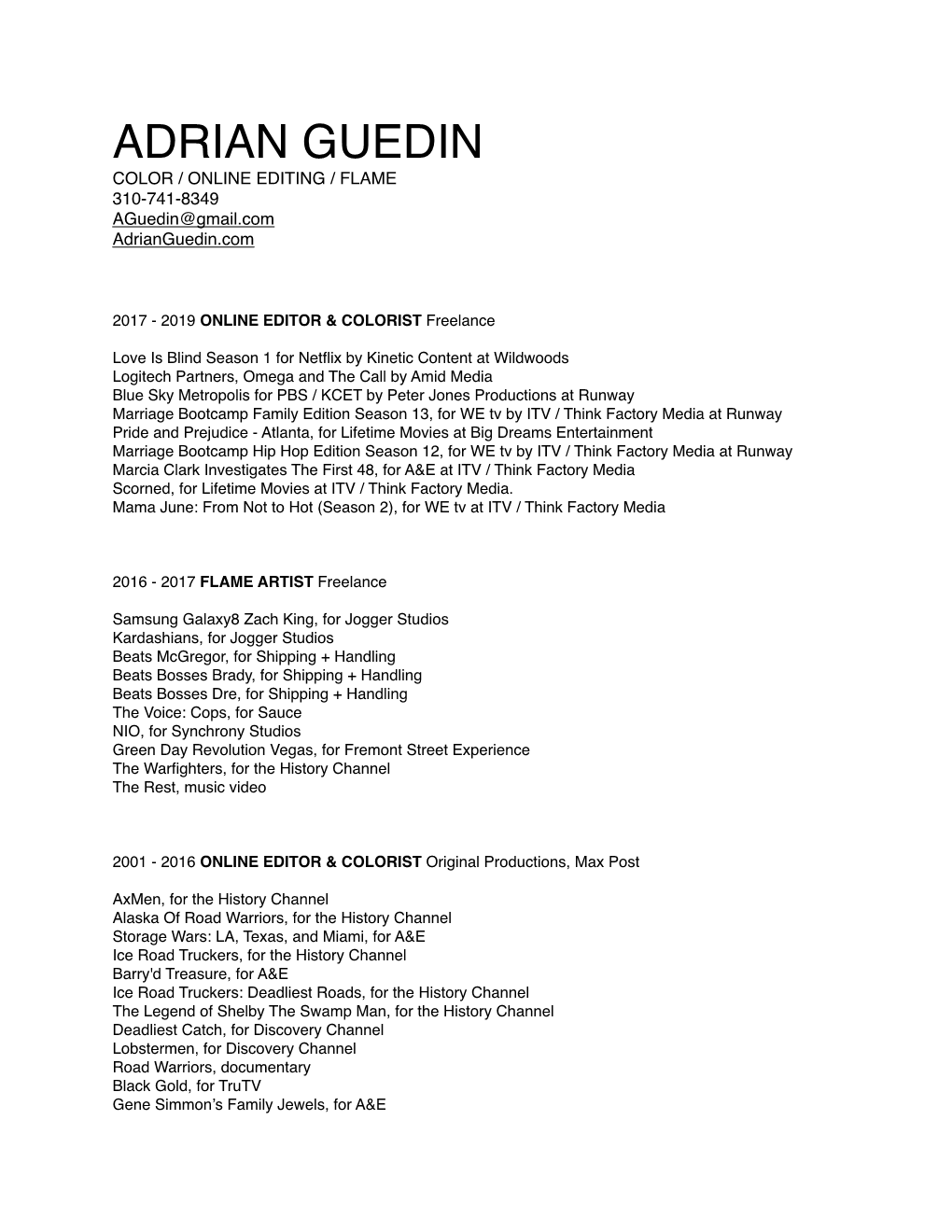 Adrian Guedin Resume 10 23 19 Full