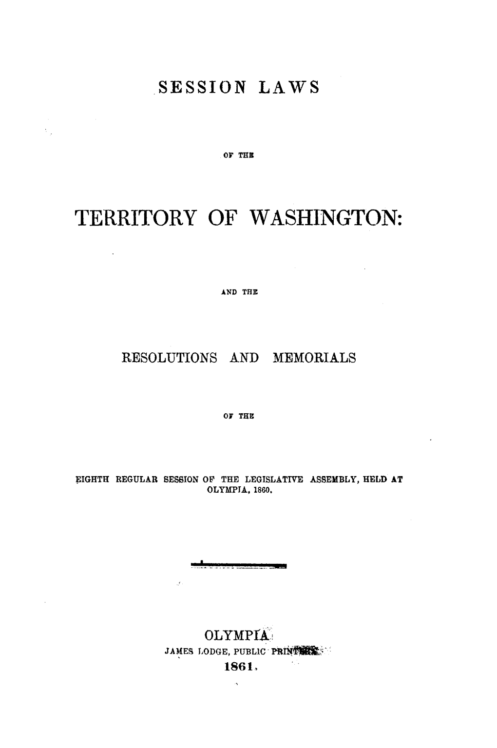 Territory of Washington