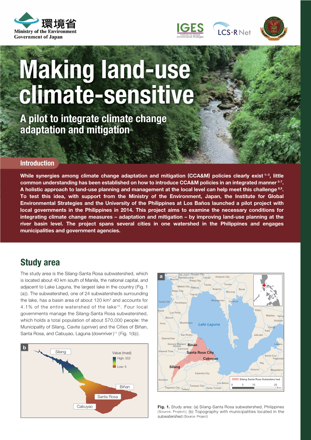 Making Land-Use Climate-Sensitive a Pilot to Integrate Climate Change Adaptation and Mitigation