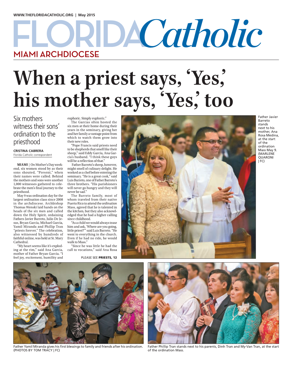 When a Priest Says, 'Yes,' His Mother Says