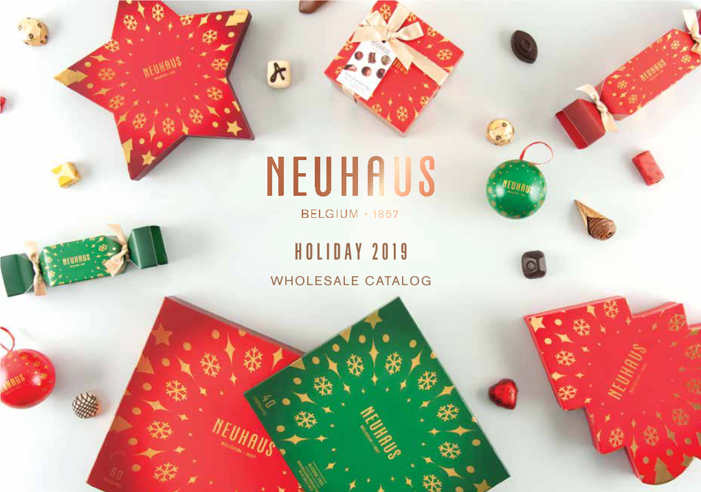 Holiday 2019 Wholesale Catalog Original Belgian Chocolate Since 1857