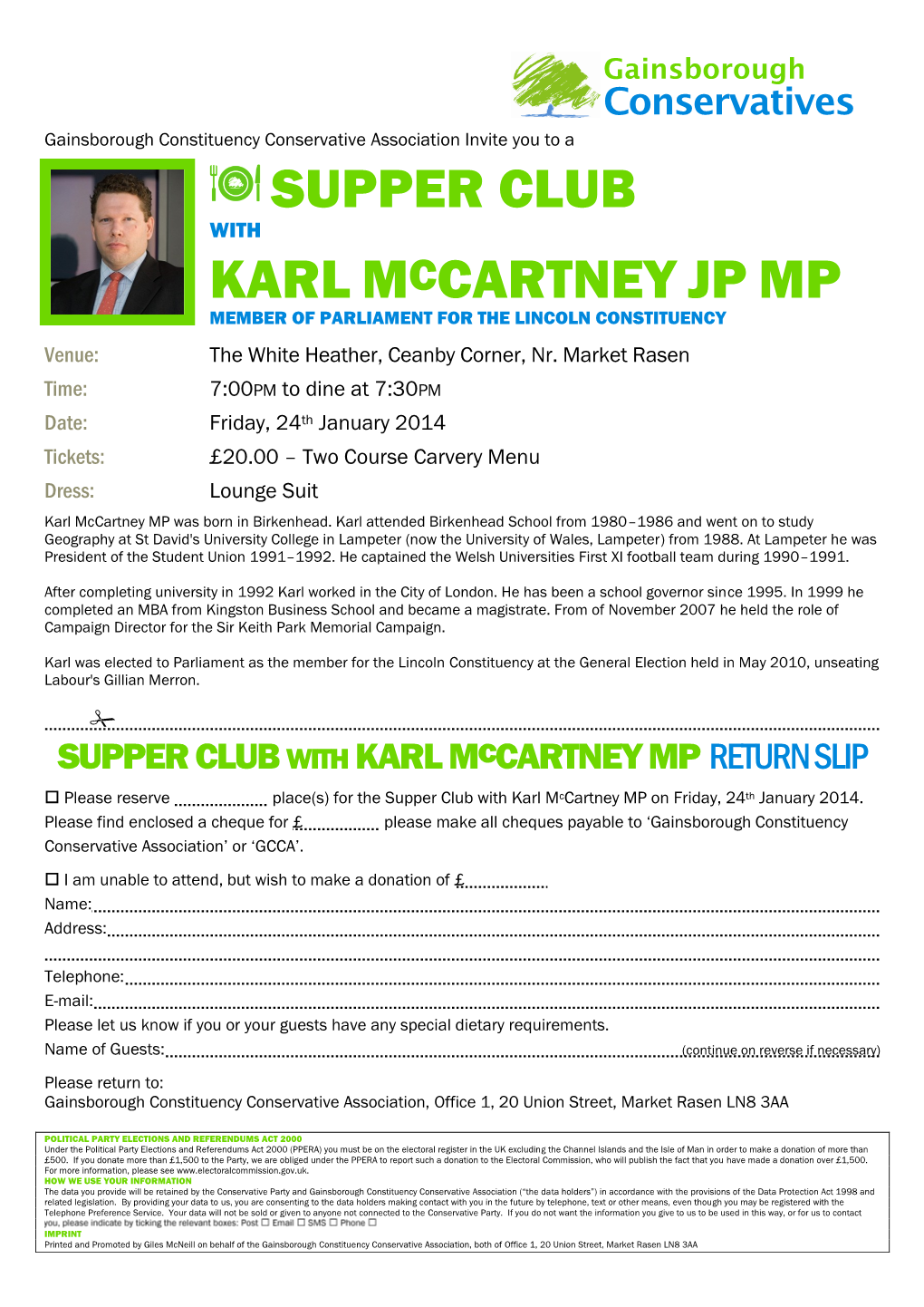 Supper Club Karl Mccartney Jp Mp