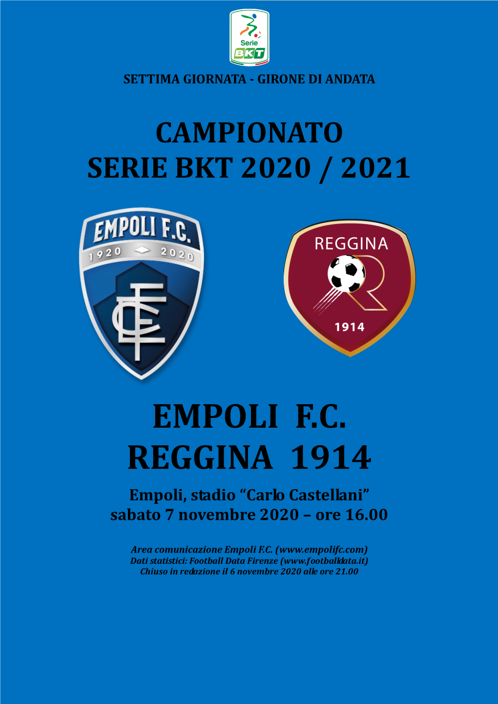 Empoli F.C. Reggina 1914