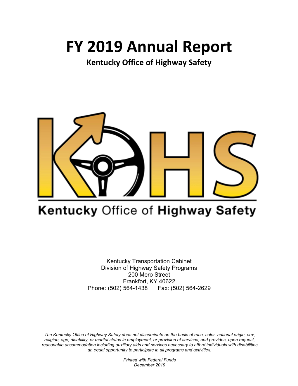 Kentucky FY2019 Annual Report