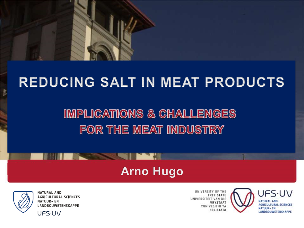 Reducing Salt in Meat Products