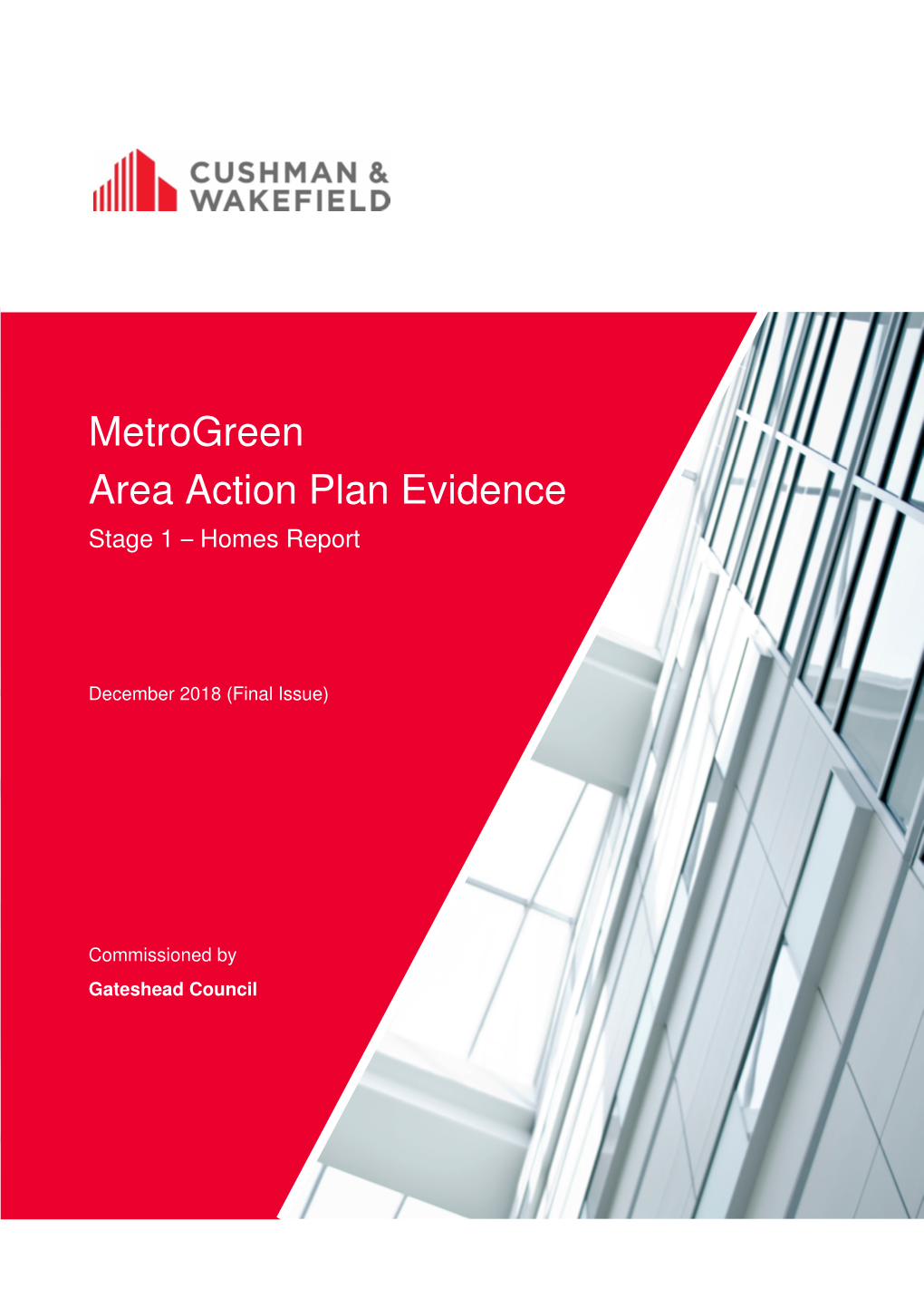 Metrogreen Area Action Plan Evidence Stage 1 – Homes Report