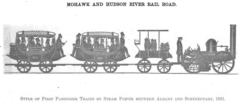 The Origin, Progress and Vicissitudes of the Mohawk and Hudson Rail Road