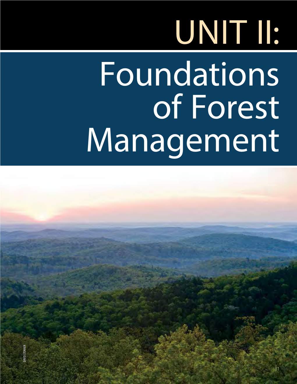 Forest Management Guidelines Unit 2