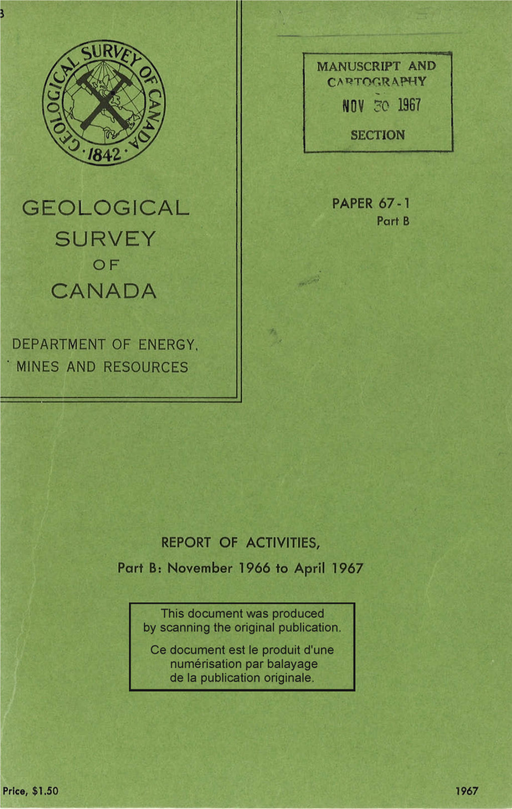 Geological Survey Canada