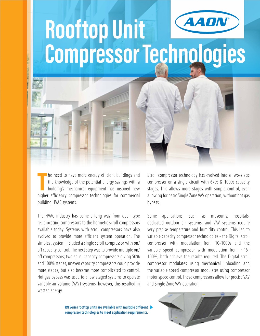 Rooftop Unit Compressor Technologies