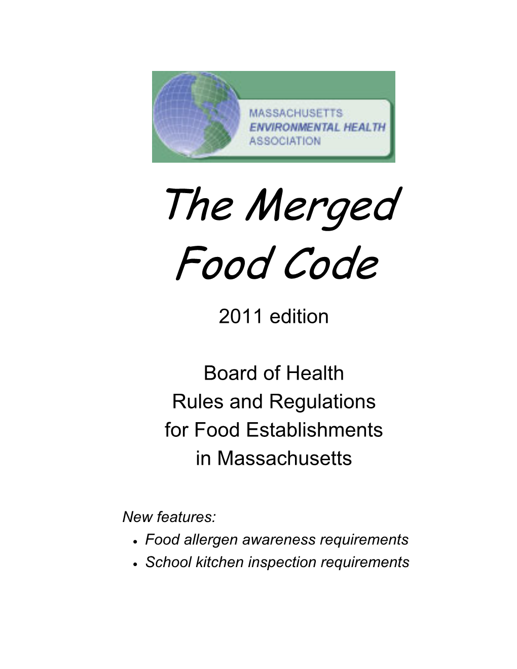 The Merged Food Code