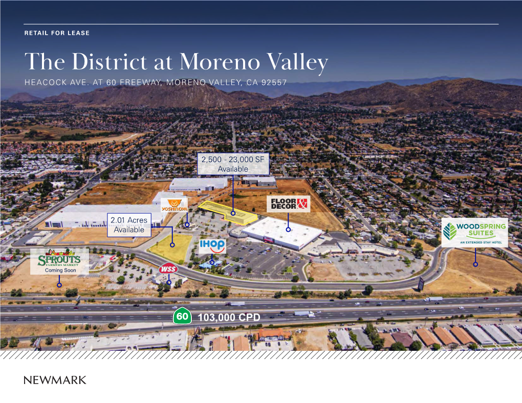 The District at Moreno Valley HEACOCK AVE