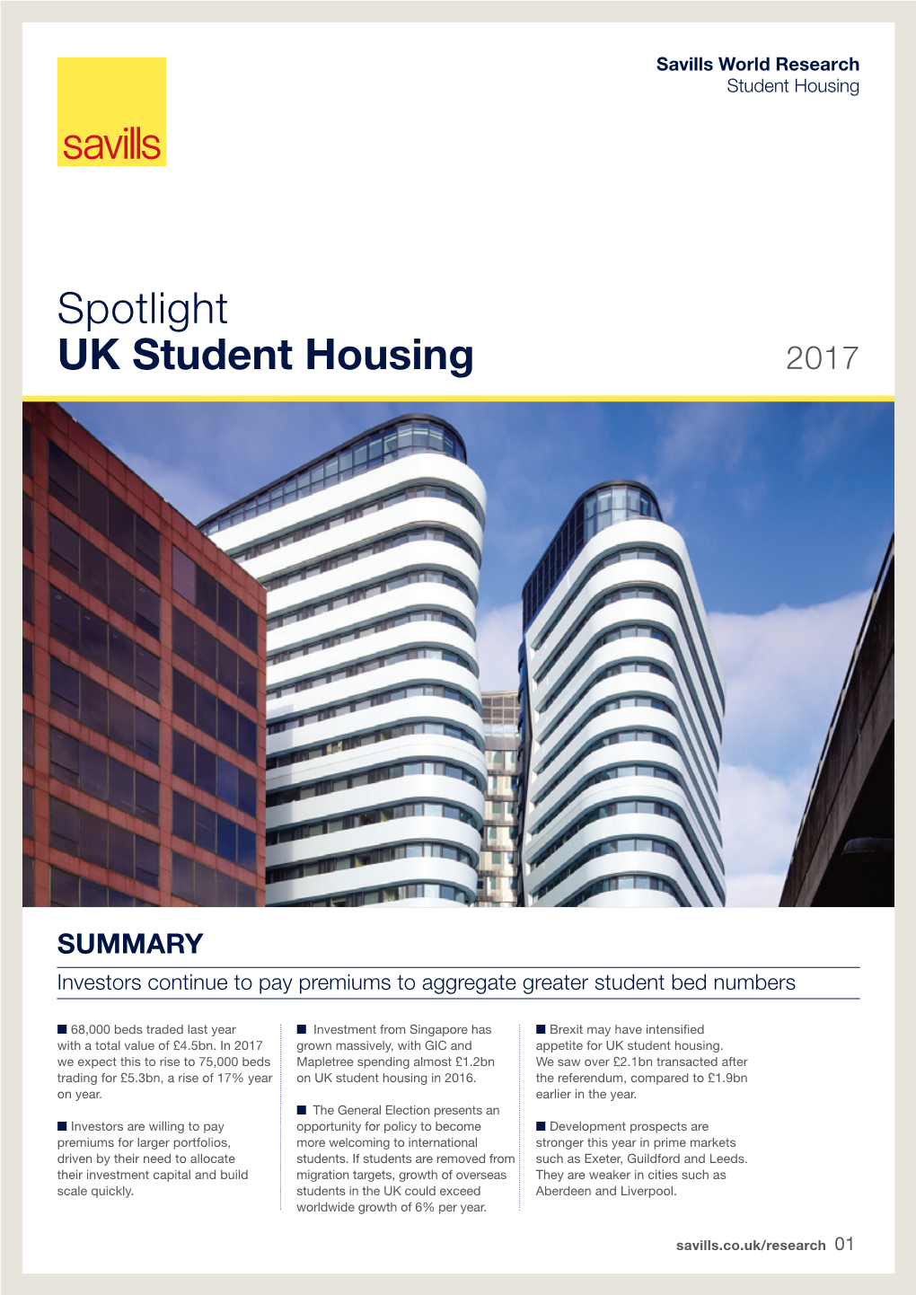 Spotlight UK Student Housing 2017