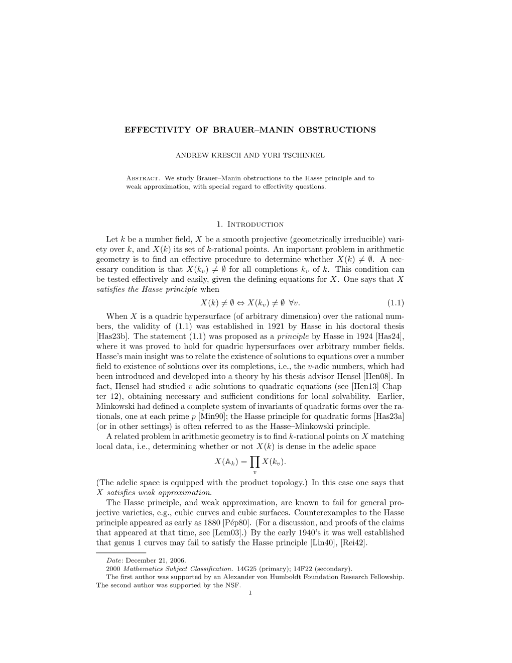 Effectivity of Brauer-Manin Obstructions