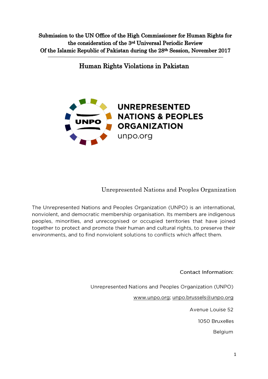 Human Rights Violations in Pakistan