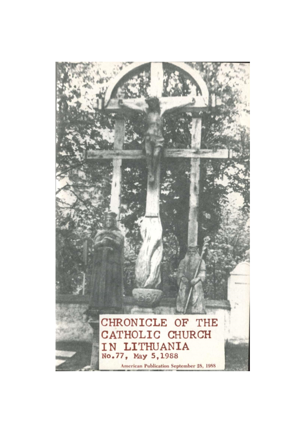 Chronicle of the Catholic Church in Lithuania, No. 77